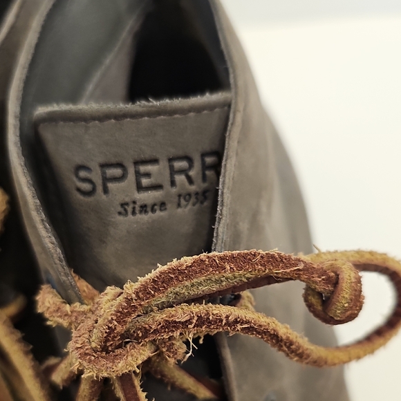 Sperry Women's Gray Ankle Booties Leather Size 8.5 Celeste Prow - Picture 3 of 9